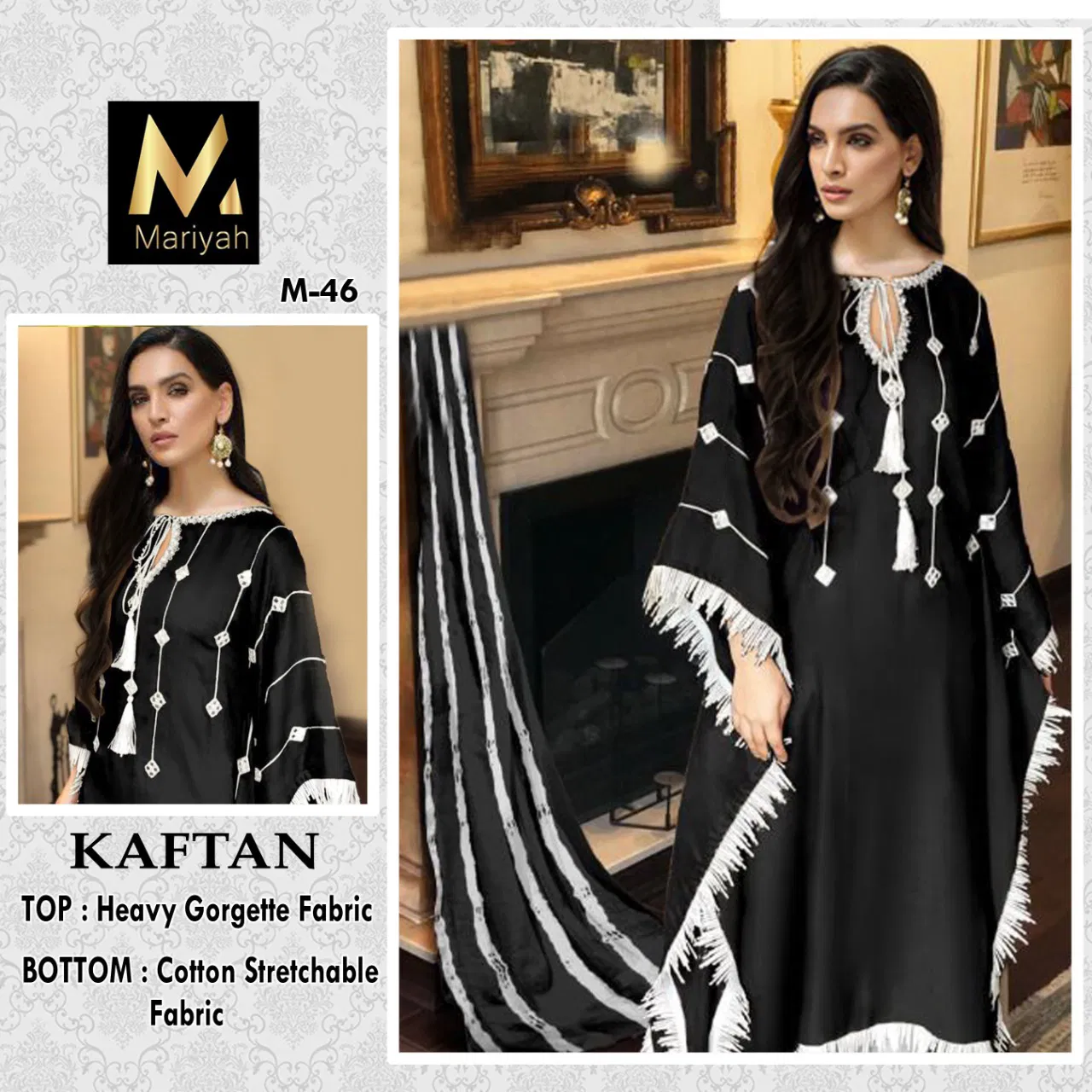 Mariyah M 46 Fancy Wear Wholesale Kaftan Ready Made Collection